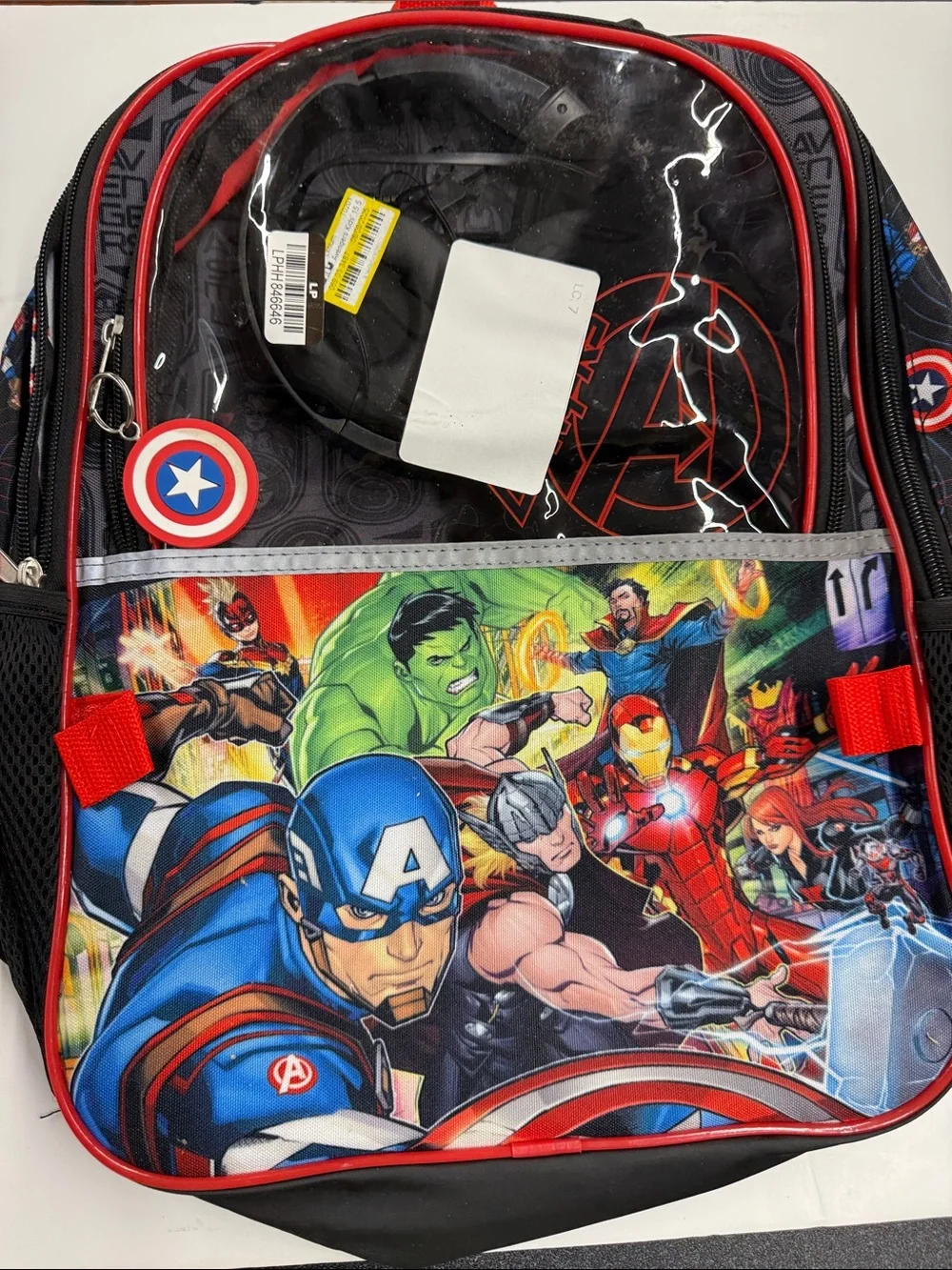 NEW Marvel Kids Backpack with Lunch Box